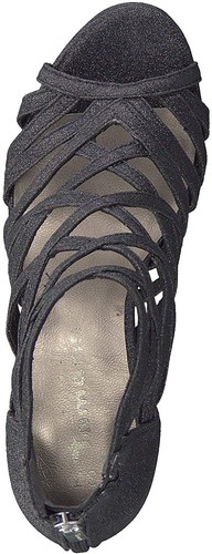 Tamaris Sandali Scarpe Da Donna Tacco Alto 10 Aperte Nero Black Glam Taglia 39 - Bild 3 von 8