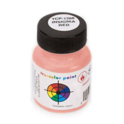 Tru-Color 1268 Insignia Red 1 oz. Solvent Based Acrylic Model Paint