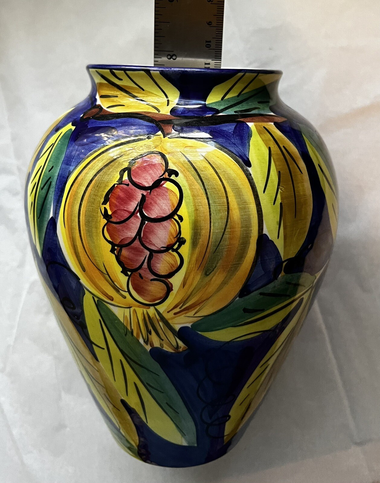 Fruit Design Vase, Pottery Barn Made In Italy. Great For Any Home. I