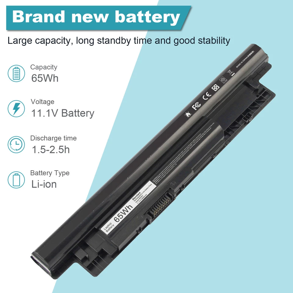 🧡LOTE DE baterías MR90Y XCMRD para Dell Inspiron 3421 3437 N5521 15-3521 3721 5721 Foto 3 de 4