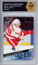 HCWPP - 2020-21 Upper Deck YG #220 Gustav Lindstrom Graded Rookie RC - 294299 