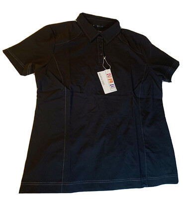 North End Ladies Black Size xL Polo Collared Shirt. NWT