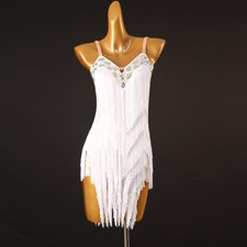 Latin Dance Dress Salsa Tango Cha cha Ballroom Rhinestone Competition Dress F882