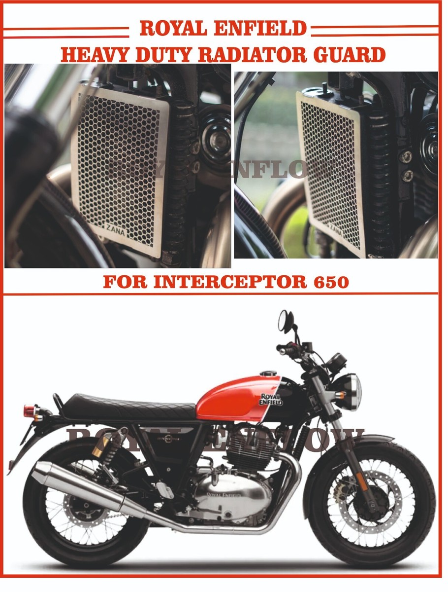 Fit For Royal Enfield Heavy Duty Radiator Guard for INTERCEPTOR