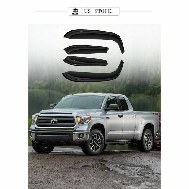 4pcs Rain Guard Vent Shade Window Visor Deflector Fit TOYOTA TUNDRA