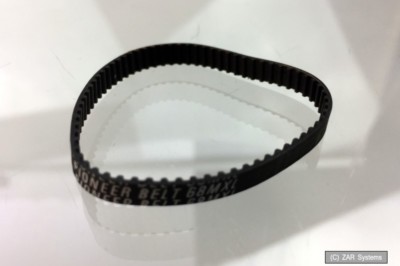 Original Ersatzteil für Xerox DocuMate 262i: Pioneer Rubber Belt 68MXL Neuw.