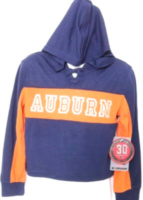 New Auburn University Tigers AU Colosseum Navy LS Hoodie Sweatshirt Toddler 3T
