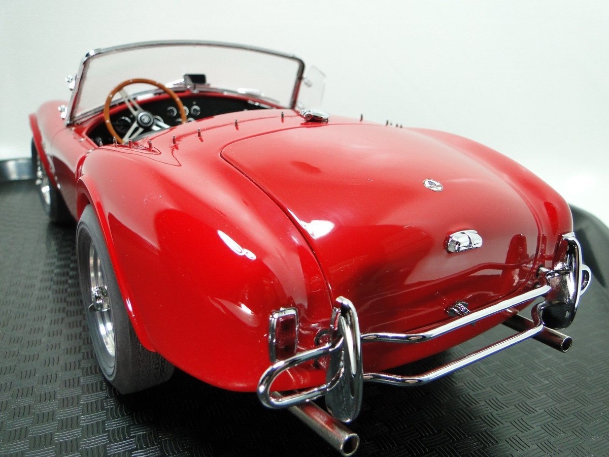 Modello Ford Shelby Cobra 1965 Scala 1:12 - Edizione Limitata Da Collezione, Metallo Rosso, Precision Model Art
