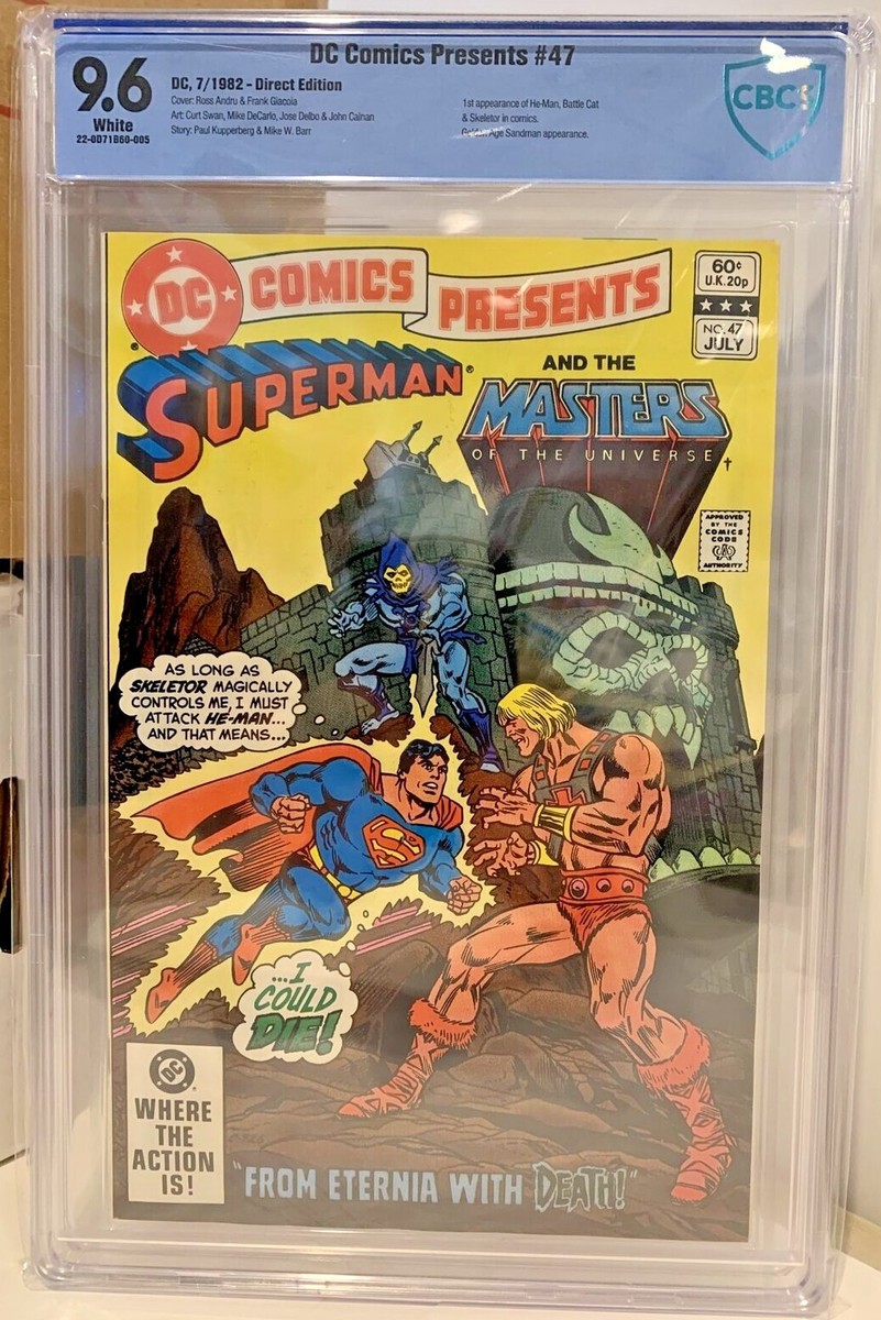 DC Comics Presents #47 1st He-Man meets Superman 9.6 White Pages