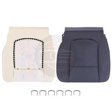 DRIVER BOTTOM SEAT COVER For FORD F-150 2011-2014 GRAY & Foam Cushion