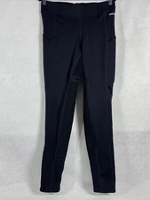 Kerrits Riding Tights Breeches Women’s XL Black Patches EUC