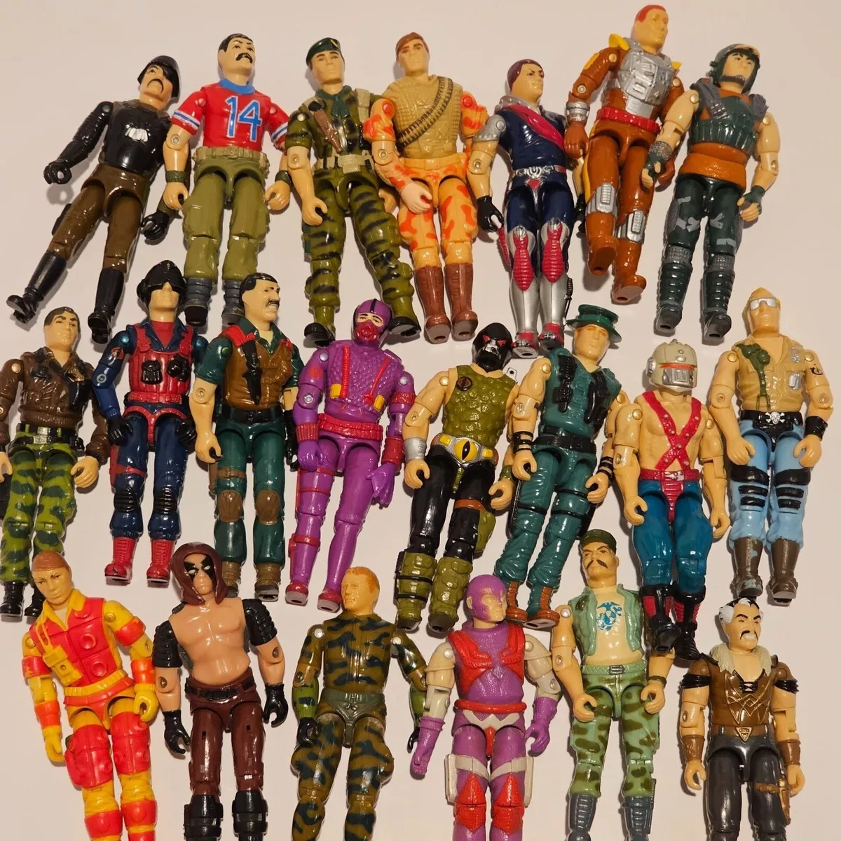 Gi joe online action figures 1980s