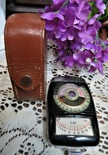 DEJUR DUAL PROFESSIONAL photoelectric light exposure meter with case ART DECO