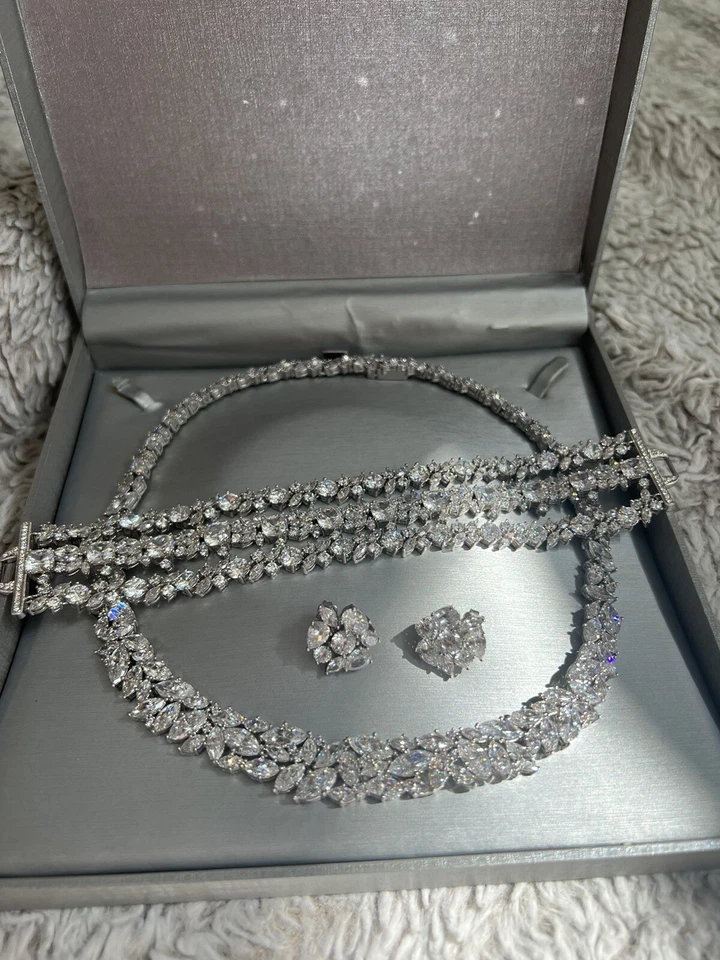 wedding jewelry set for bride - Image 4 of 4