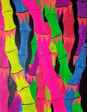 Neon bamboo 22