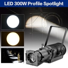 DMX LED Leko 300W 3200K warm white 2in1 Spot light Theatre Stage TV Light