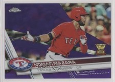 2017 Topps Chrome Purple Refractor 109/299 Nomar Mazara #82 0o2e