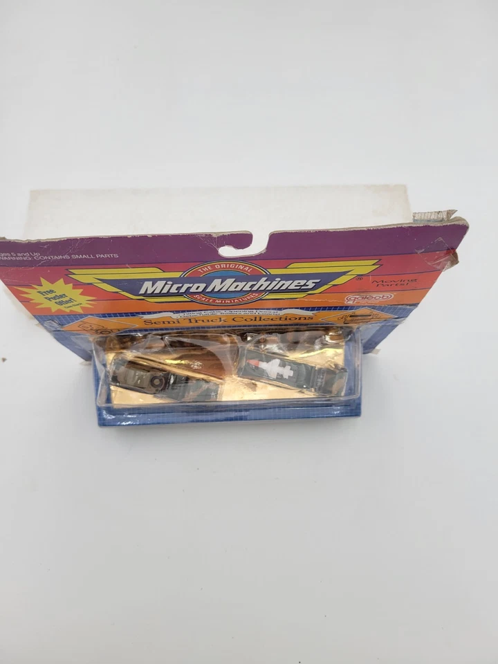 Colecciones de semirremolques vintage Micro Máquinas "#2 Military Convoy" 6407 (1989) Foto 3 de 4