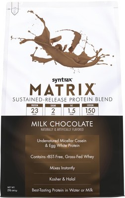 Matrix Protein Supplement Powder Grass Fed Whey Casein Egg White 5 Pound Pack