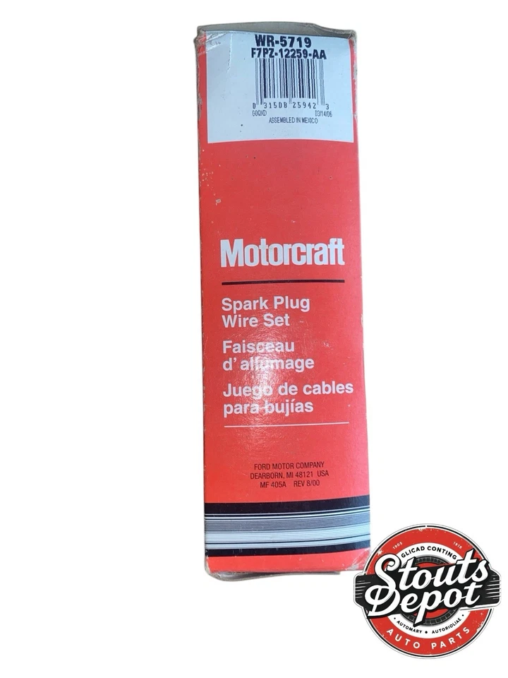 Juego de cables de bujías Motorcraft NOS para Ford Escort 1997-2002 L L4 2,0 L SOHC Foto 3 de 4