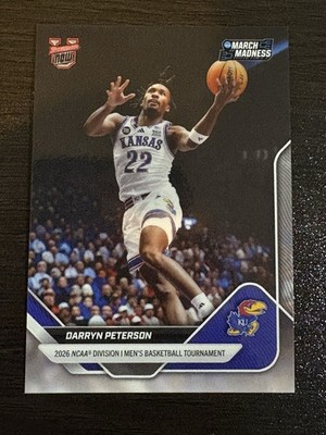 Darryn Peterson 2025-26 Bowman U Now March Madness Basketball #1  - Kansas