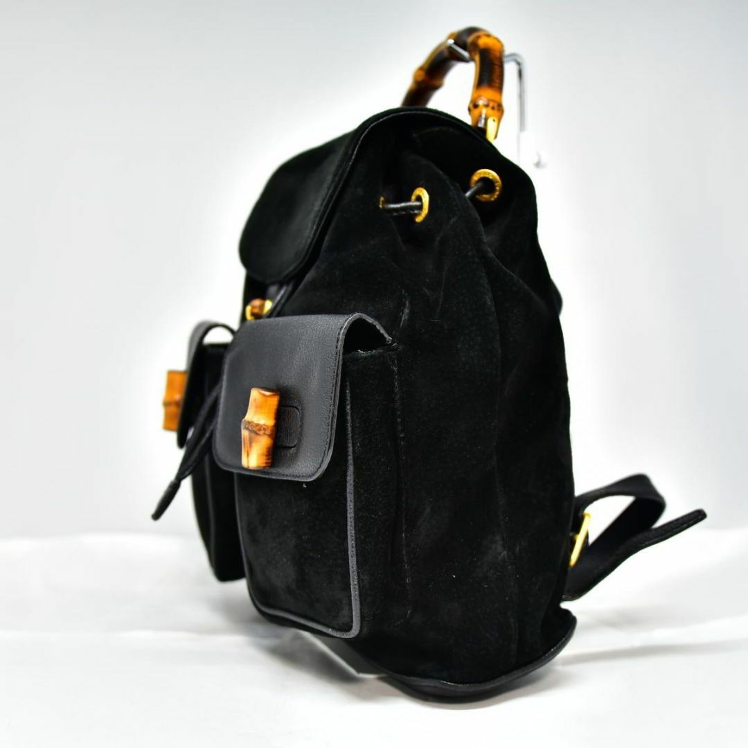 Authenticated GUCCI Bamboo Backpack Back Skin - image 3