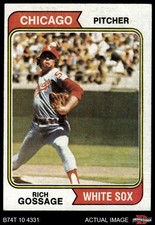 1974 Topps #542 Goose Gossage White Sox HOF 4 - VG/EX