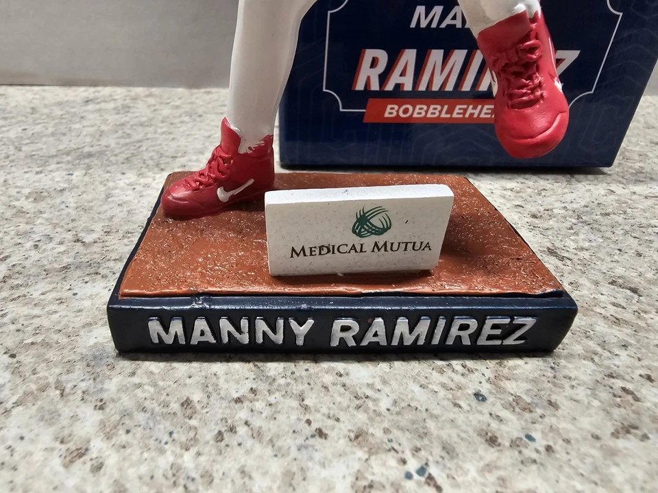 Manny Ramirez Cleveland Guardians MLB 2023 SGA Bobblehead NIB Guardians HOF - Image 3 of 4