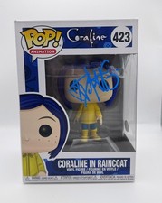 Dakota Fanning "Coraline" AUTOGRAPH Signed 'In Raincoat' 423 Funko Pop ACOA