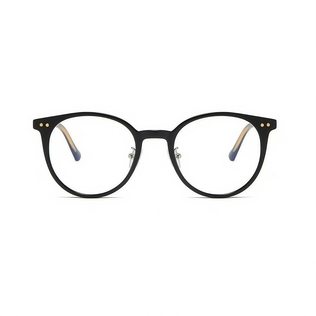 New TR90 Blue Light Blocking Eyeglasses Round Retro Reading Glasses Women