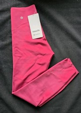 LULULEMON GLOW UP SUPER HIGH RISE WOMEN S 25 TIGHTS MAGENTA 6 OR 8 LW5FZES-NWT