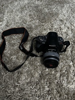 Sony A330 DSLR Camera with SAL-75300 and SAL-1855 Lenses, Carrying Case Bundle