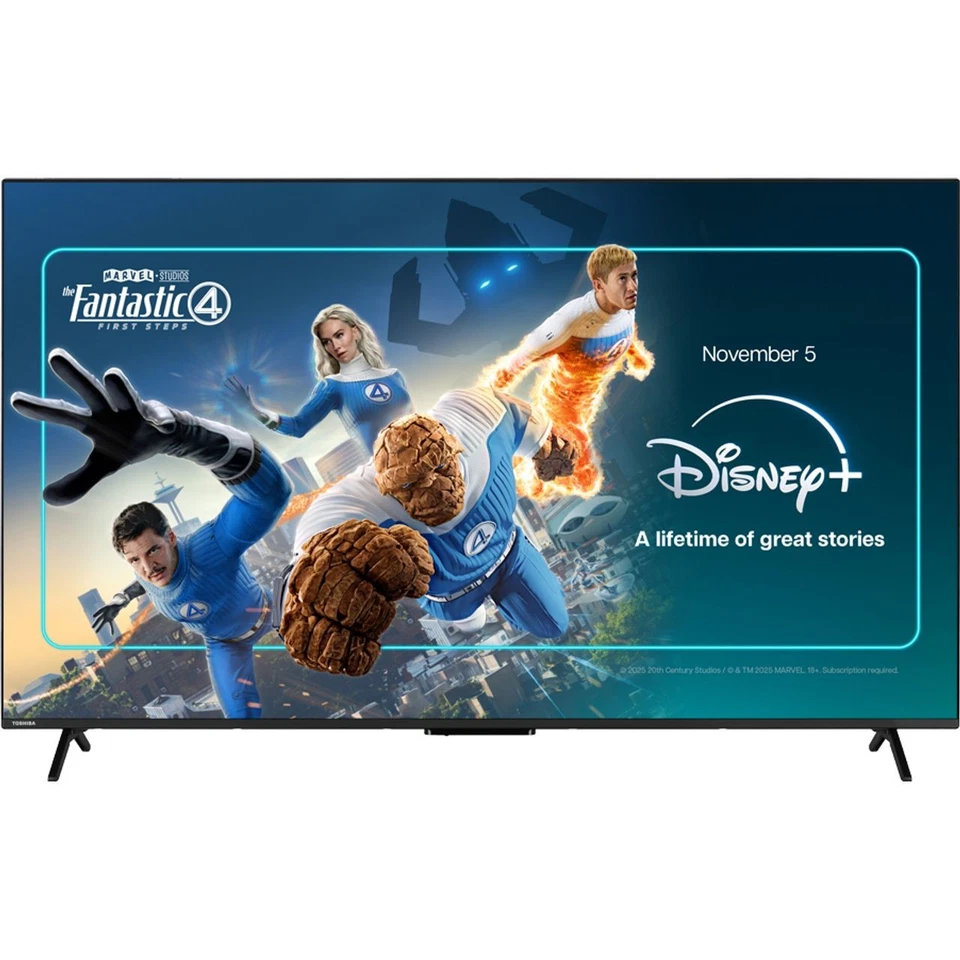 Toshiba 65UV2F53DBU 65 Inch LED 4K Ultra HD Smart TV Bluetooth WiFi