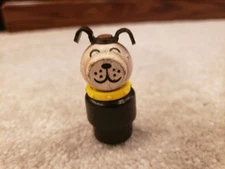 Fisher Price Little People Lucky Dog Solid Base Yellow Collar