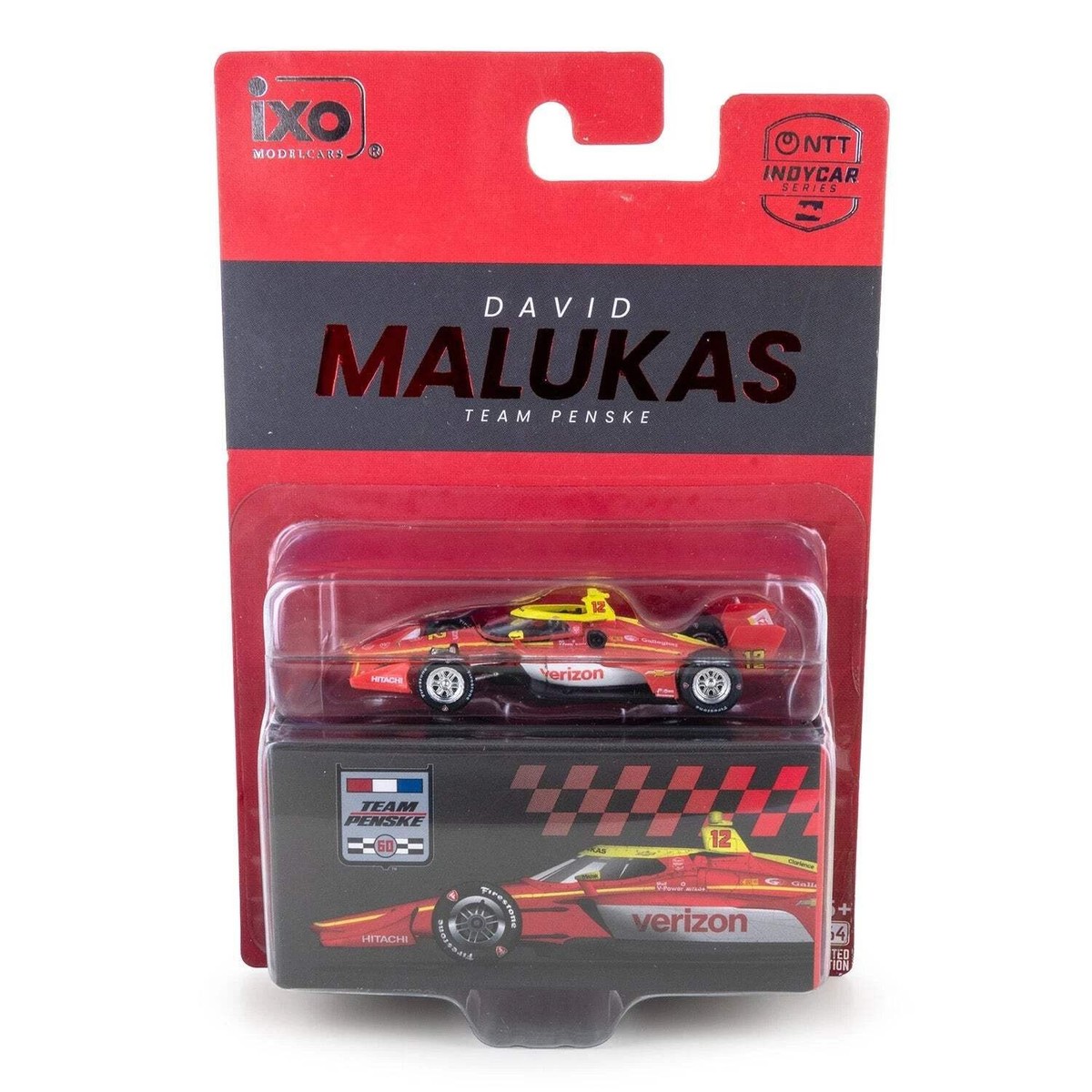 1:64th Team Penske #12 David Malukas Verizon 2026 850079515697| eBay