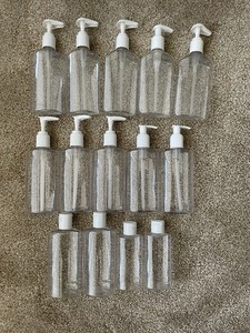 Set of Assorted Liquid Storage Bottles