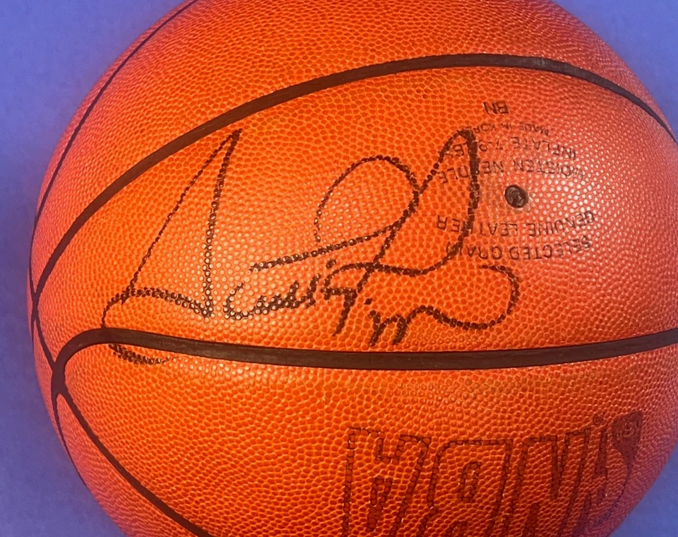 Scottie Pippen Signed Full Size Spalding NBA Basketball JSA COA YY52366 - Image 3 of 4