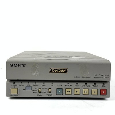 Sony DSR-11 Digital Videocassette Player/Recorder MiniDV DVCAM No Sony DSR-11 Digital Videocassette Player/Recorder MiniDV DVCAM No