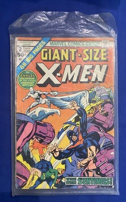 X-MEN GIANT SIZE #2 : WHEN STRIKES THE SENTINELS! 1975 Neal Adams Marvel Comics