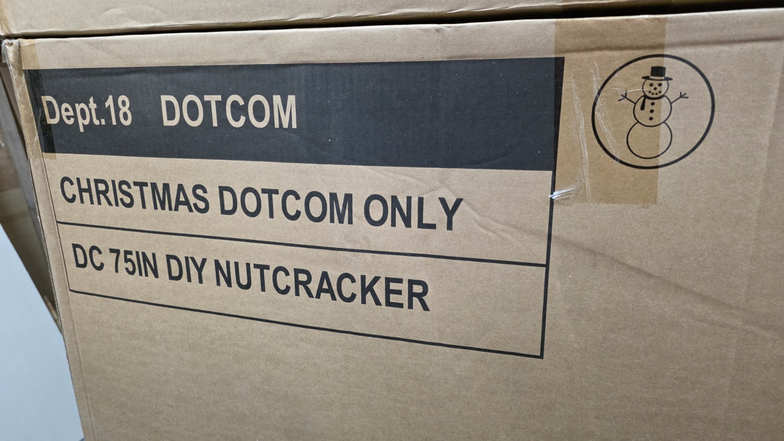 6ft Giant Nutcracker Light Up Blow Mold Animated Christmas DIY Paint Yourself