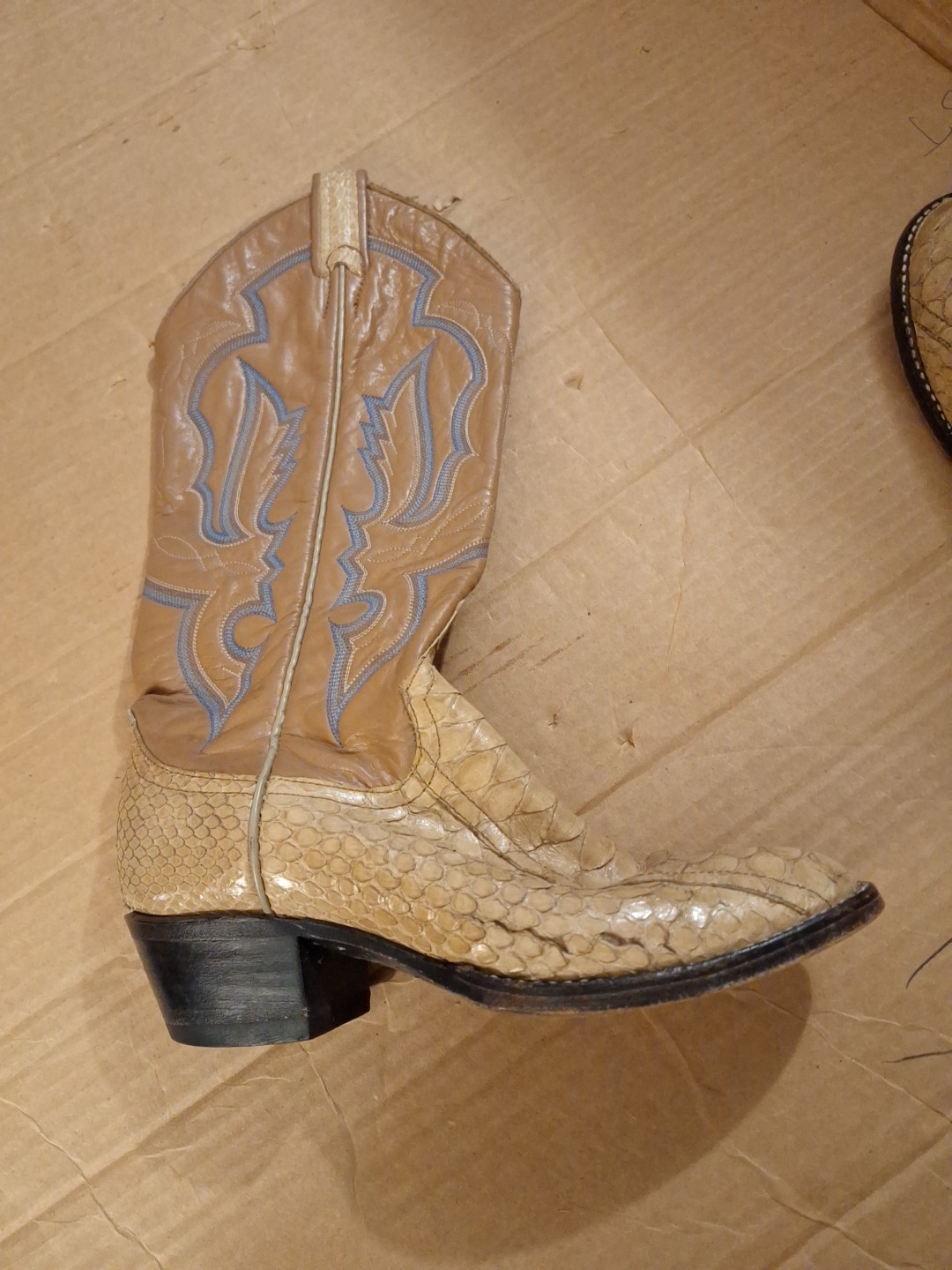 Larry Mahan Boot Collection Python Snakeskin Wome… - image 8