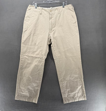 Polo Ralph Lauren Chino Pants Mens 36X32 Beige Rugged RLG7 Military Style
