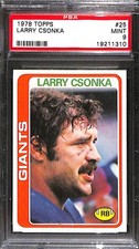 1978 TOPPS #25 LARRY CSONKA PSA 9 Mint 19211310 