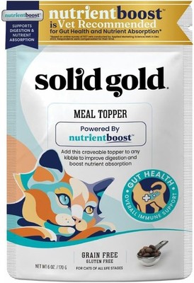 Solid Gold NutrientBoost  Cat Food Toppers for Cats 1 Pound (Pack of 1), Lamb 