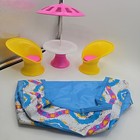 Vintage 1989 Barbie Patio Pool Party Mattel Incomplete