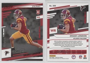 2022 Panini Prestige Rookies Xtra Points Red /449 Drake London #309 Rookie RC