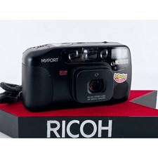 Near MINT Ricoh Myport Zoom mini P Point Shoot 35mm Film Camera From Japan