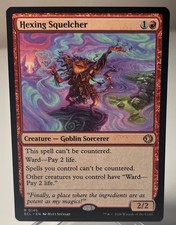 Magic MTG - Hexing Squelcher Lorwyn Eclipsed Un-Played Rare Goblin - Near Mint!