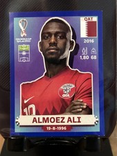 2022 Panini FIFA World Cup: Qatar 2022 Stickers Almoez Ali Blue #QAT 19 Qatar