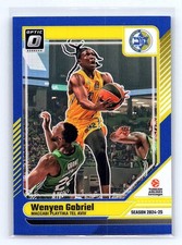 Wenyen Gabriel 2024-25 Donruss EuroLeague #67 Optic Blue #/49